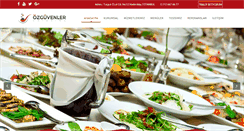 Desktop Screenshot of ozguvenlercatering.com